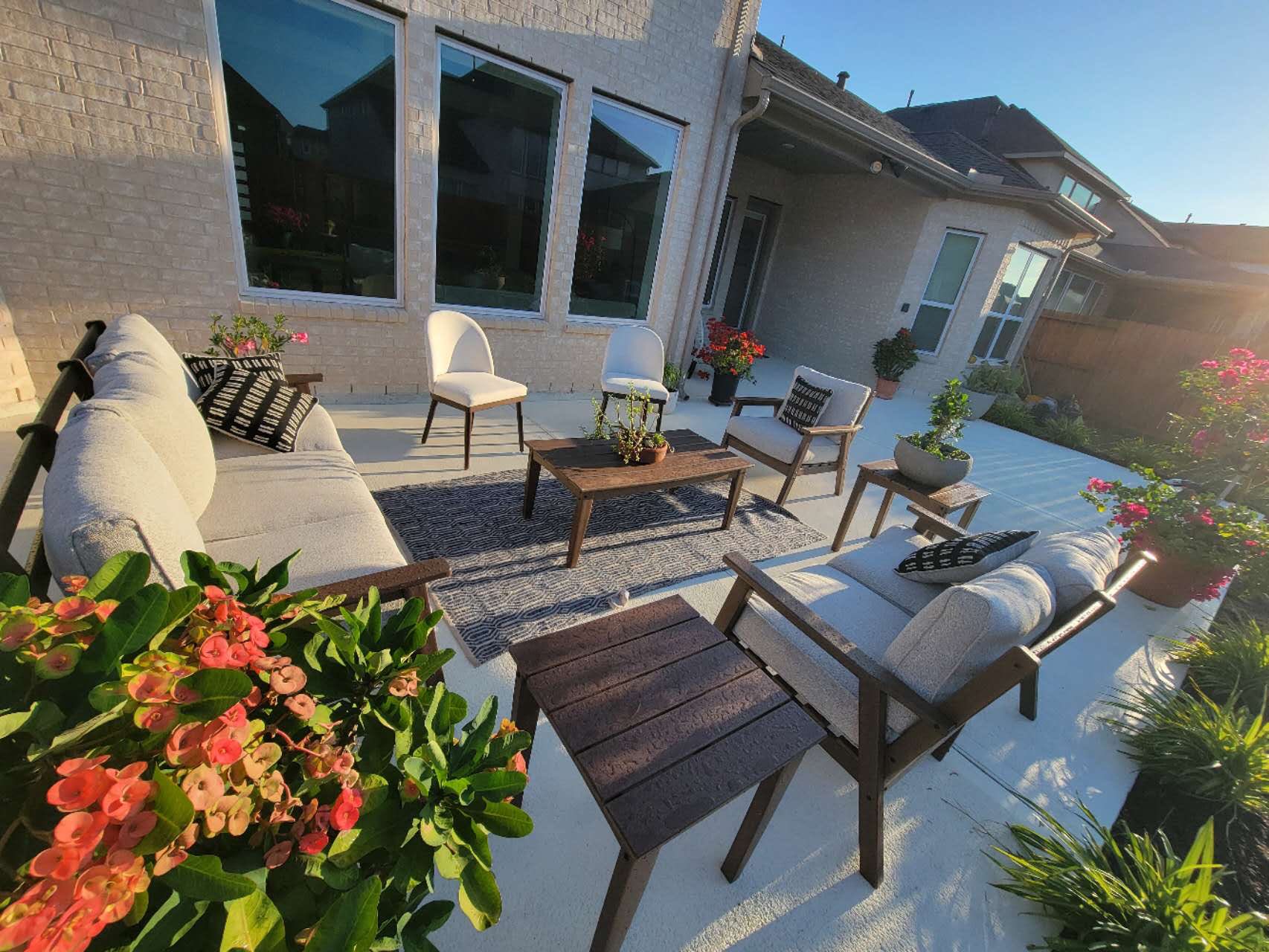 Concrete patio Houston